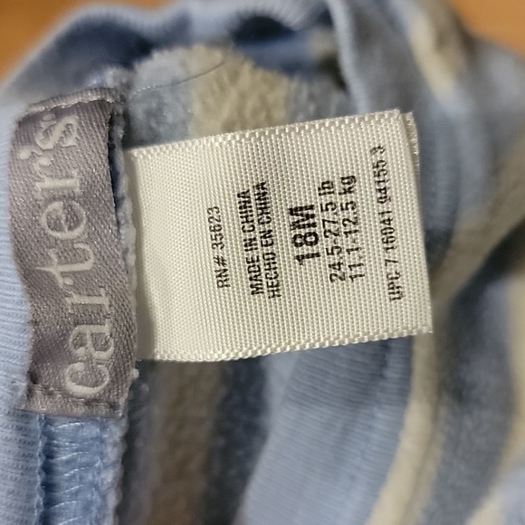Carter's 18 mon. Fleece Onesie - Picture 3 of 3